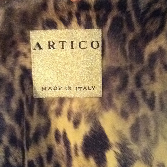 Artico Made In Italy Leather Coat - Picture 4 of 8